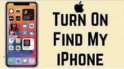 How to Enable Find My iPhone | How To Turn On Find My iPhone