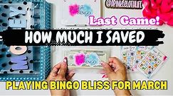BINGO BLISS savings ITS DONE! | THIS IS WHAT I SAVED for MARCH 2024 | PLANS CHANGED