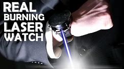 Real Burning Laser Watch V2! - Amazing Professional Spy Gadget!!!
