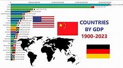Top 25 Countries By GDP 1900-2023