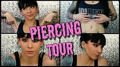 All of my (Almost) 30 Piercings! | Piercing Tour 2023!