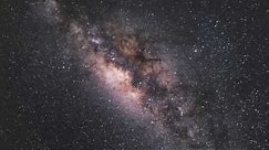 Beautiful Milky Way Galaxy - Animation video background Loops 1080p