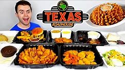 Trying Texas Roadhouse for the FIRST TIME! Menu REVIEW! - Appetizers, Entrees + MORE!