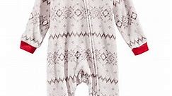 Family Pajamas Matching Infants Winter Fairisle Footed Pajamas, Created for Macy's - Macy's