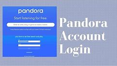 How To Login To Pandora Account | Pandora Sign In 2021
