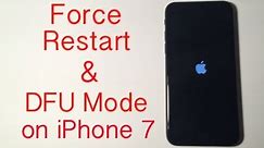 iPhone 7: How to Force Restart/Hard Reset & Enter DFU Mode