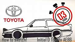 Initial D Toyota AE86