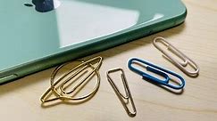 Using paper clip to open iphone or Samsung or any android phone