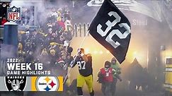 Las Vegas Raiders vs. Pittsburgh Steelers | 2022 Week 16 Game Highlights