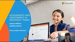 Assignments and assessments in Microsoft Teams