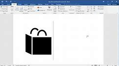 How to insert department store symbol in word