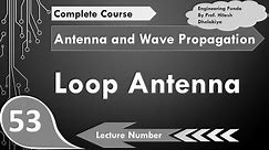 Loop Antenna Completely Explained in Antenna and Wave Propagation by Engineering Funda