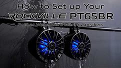 HOW TO Set Up Your Rockville PT65BR 6.5" Powered Bluetooth LED Tower Speakers For ATVs, UTVs, & RZRs