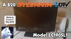 Eskie's Vlog 112419: A Sylvania HDTV LC190SL1