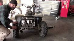 Homemade ATV trailer from an old quad - Part 1