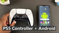 How To Connect PS5 Dual Sense Controller To Any Android Phone / Tablet