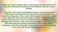 Information of Samsung Galaxy S9 may feature iPhone X-like Face ID feature