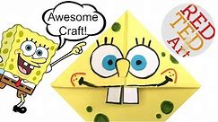 Easy Spongebob Craft Corner Bookmark (BONUS VIDEO!) Cool Craft Idea