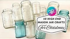 10 Mason Jar Craft Ideas for Christmas Gifts | 10 Mason Jar Gift Ideas