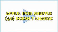 Apple: iPod Shuffle (4G) doesn t charge (2 Solutions!!)