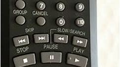 Panasonic DVD Player Remote. Model N2QAJB000070