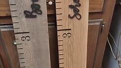 Custom Growth Chart Ruler, Height Measuring Stick, Perfect for you or as a gift – Keep track of little ones’ height throughout the years with this handcrafted rustic wood ruler style growth chart✔️ Looks just like a ruler – Each one is handpainted on reclaimed wood and has a distressed character that can’t be found in the big stores✔️ Every piece is unique- the wood has tons of character and may have dents, dings, scratches, or nail holes which add to the style and value✔️ Easy to mark with a pe
