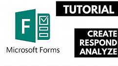 Microsoft Forms | Full Tutorial