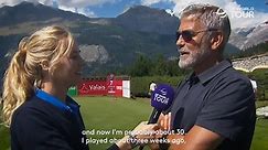 George Clooney visits Crans-Montana
