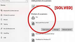 [Solved] Microsoft Print to PDF Not Working on Windows 10 | Microsoft Print to PDF Driver missing