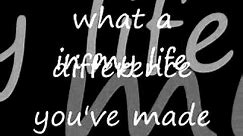 Ronnie Milsap - What A Difference You've Made In My Life with Lyrics