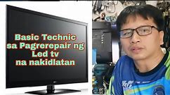 Basic Technic in Troubleshooting Led tv/Damaged by lightning