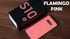 Samsung Galaxy S10e Unboxing, First-Time Setup & Review (Flamingo Pink Color)