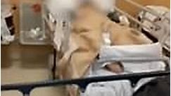 Shocking video shows the inside of a Covid ward in Naples with dead body on floor