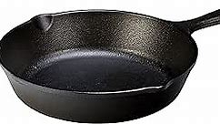 Lodge 8 Inch Cast Iron Pre-Seasoned Skillet – Signature Teardrop Handle - Use in the Oven, on the Stove, on the Grill, or Over a Campfire, Black