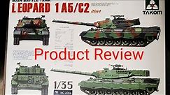 Takom Leopard 1a5 / C2 1/35 scale box review (video #54 )