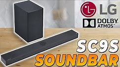 LG SC9S Soundbar Review (2024) | Best 3.1.3ch Soundbar with Dolby Atmos DTS:X & Wireless Subwoofer