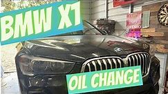 2021 BMW X1 oil and filter change at home ( f48 )