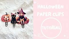 Altered paper clip tutorial | The easiest way | Halloween paper clip | @ShabbyArtBoutique