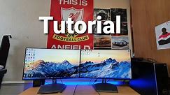 How To Connect Two Monitors To One PC : Tutorial