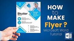 How to Make a Flyer using Microsoft Word ⬇ DOWNLOAD FREE