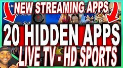 20 HIDDEN AMAZON FIRE TV STREAMING APPS TO ACCESS LIVE HD SPORTS TV GUIDE ON DEMAND