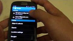 Samsung Galaxy S3: How to Delete Google or Gmail Account