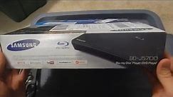 Unboxing The Samsung BD-J5700 Blu Ray Player
