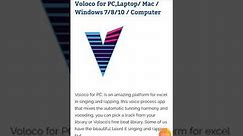 Voloco for PC,Laptop/ Mac / Windows 7/8/10 / Computer