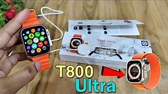 t800 ultra Smart watch unboxing | Apple Watch Ultra copy | T800 ultra smartwatch