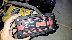 VIKING 6335 6v 12v AGM GEL Battery Charging Charger Maintainer Actual Test Review
