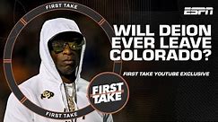 Deion put COLORADO on the MAP 🗺️ Will he stay? | First Take YouTube Exclusive