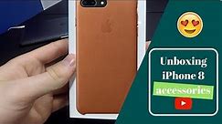 Unboxing iPhone 8 Leather Case (Saddle Brown)