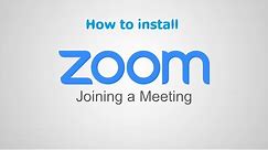 How to download and install Zoom Meeting