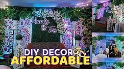 Low Cost Wedding Decoration Ideas at Home | DIY Wedding Design | Unique Wedding Ideas